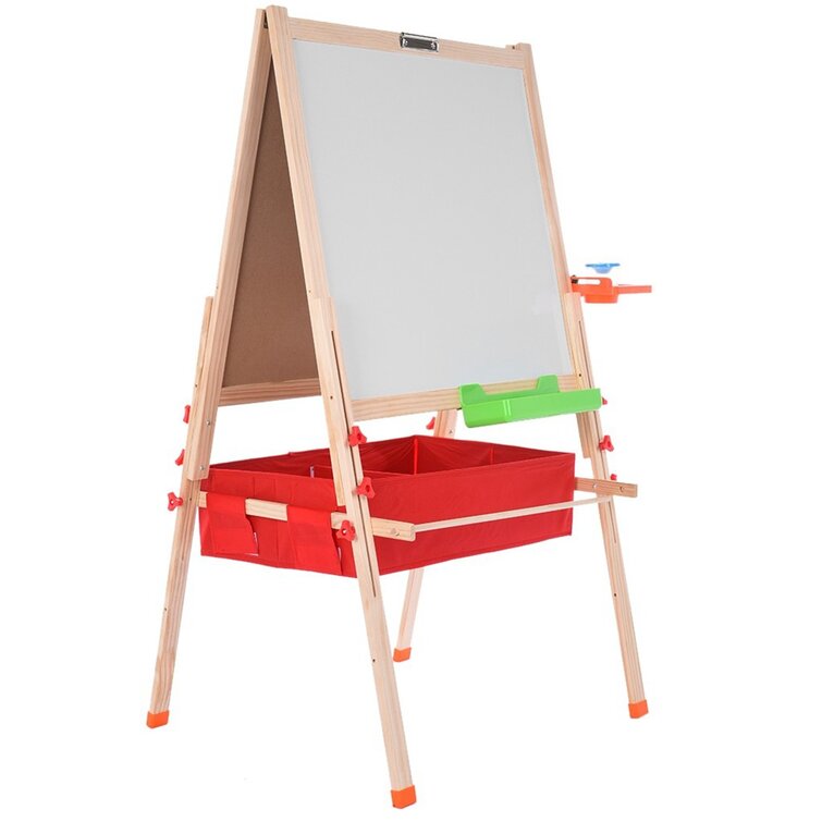 Mi Xia Mingxing Deluxe Lifting Child Easel, Foldable Wooden Art Easel